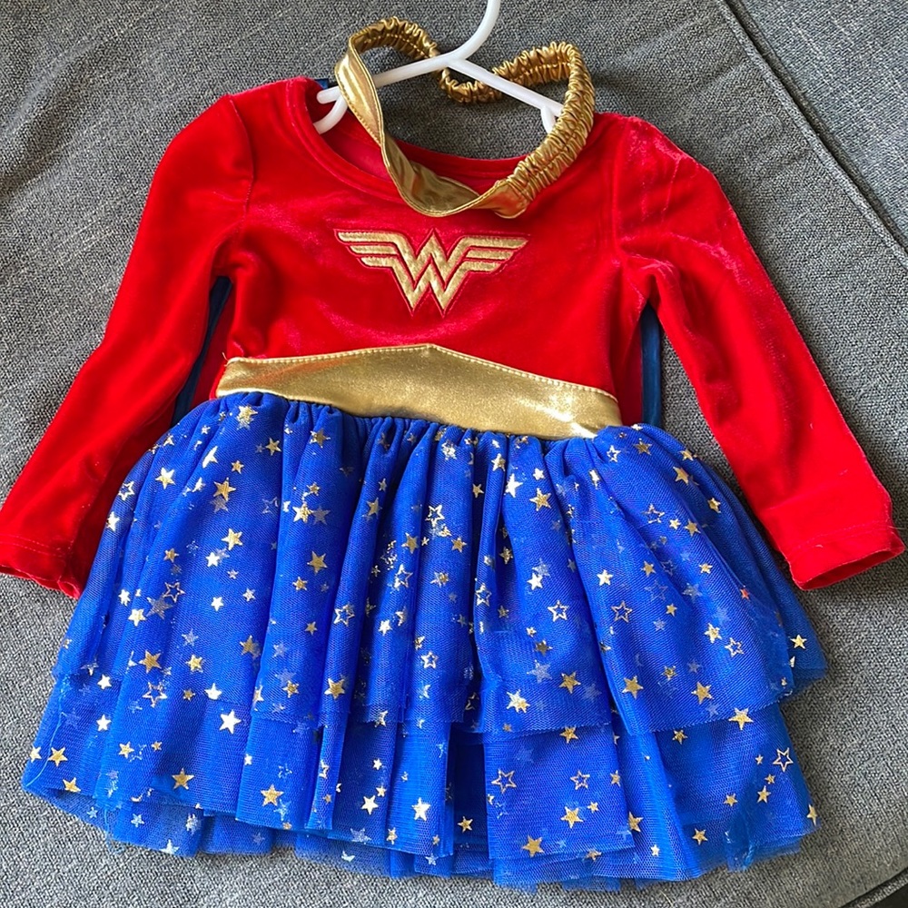 Baby girls wonder women costume